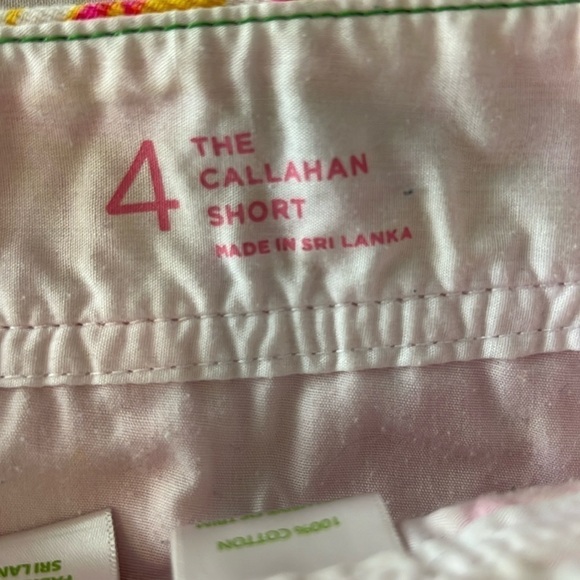 Lily Pulitzer The Callahan Short Sea and Be Seen 5 Inseam Printed Cotton Size 4 - Picture 5 of 5